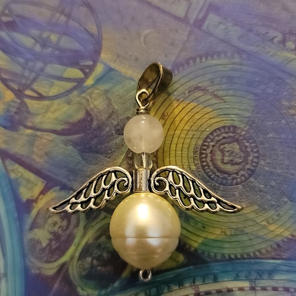 Handmade festive unique Angel pendants - Picture 7 of 8